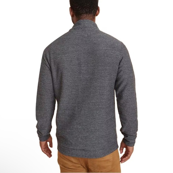 NEW Marine Layer Clayton Textured Pullover India Ink Small - Picture 3 of 11